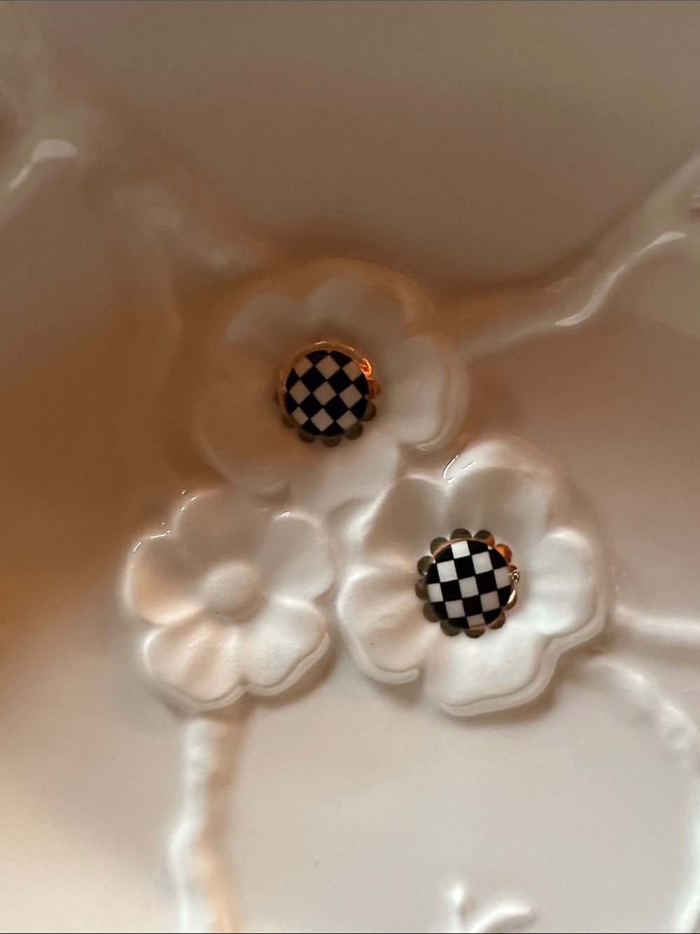 Mackenzie-Childs White Rabbit Ceramic Trinket Tray - Picture 8 of 11